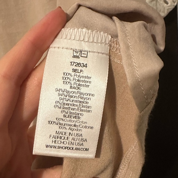 BNWOT DOLAN Eyelet Puff Sleeve Blouse Sz.M - Picture 6 of 7